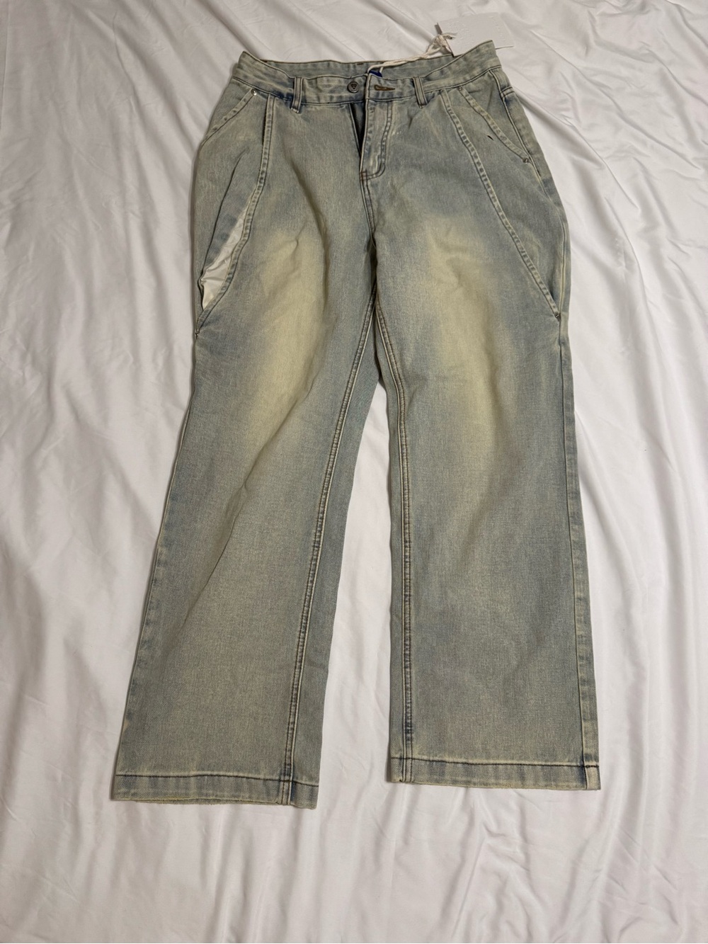 Aelfric Eden Relaxed Light Blue Washed Jeans